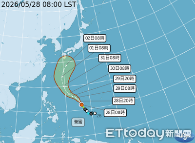 入夜全台降雨機率增 「薔蜜」最快明晚升級中颱