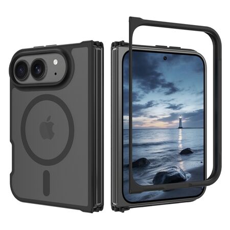▲▼蘋果摺疊iPhone保護殼搶先曝光。（圖／iFunSmart）
