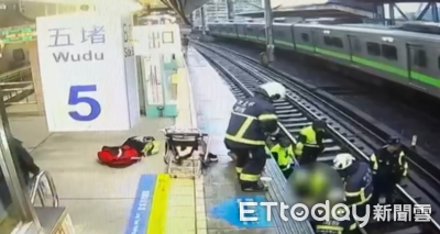 沒酒醒還想上班!五堵車站荒唐醉漢摔落鐵軌 緊急送醫