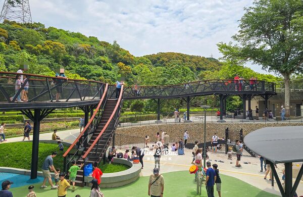 ▲▼清水鰲峰山公園谷溜遊戲場。（圖／記者NiniandBlue玩樂食記授權提供）