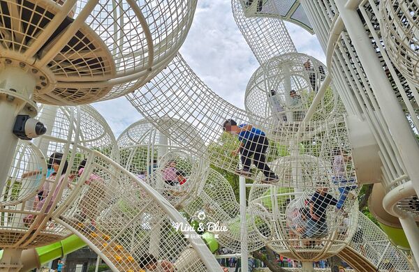 ▲▼清水鰲峰山公園谷溜遊戲場。（圖／記者NiniandBlue玩樂食記授權提供）