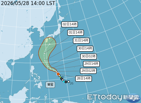 明天全台降溫水氣增 北部宜蘭防局部大雨
