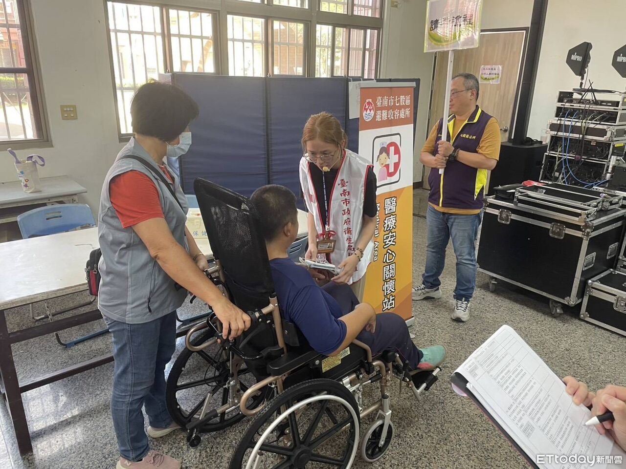 南消七股區強化避難收容演練 驗證防災協作中心應變效能