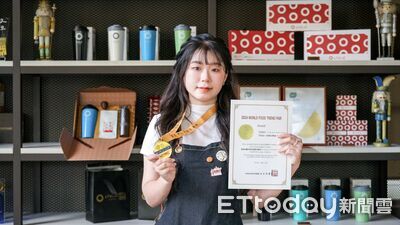 崑大陳宇姿咖啡拉花國際賽奪金　餐飲結合藝術走出跨域路