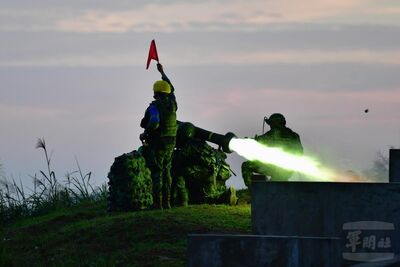 首納標槍飛彈實彈射擊　雲台操演全程結合無人機