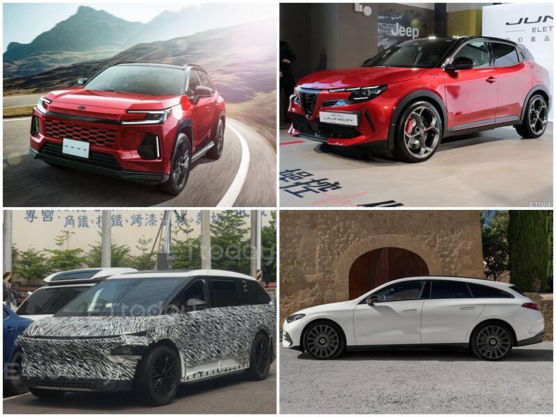 ▲本周進口市場好熱鬧，TOYOTA RAV4 PHEV即將上市，愛快羅密歐、賓士搶攻電動車戰場。（圖／翻攝自各車廠）