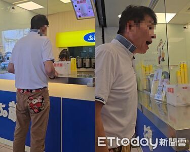 台中立領男50嵐飆罵喊撞人　店員憤怒提告！警鎖定身分