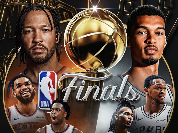 ▲2026年NBA總冠軍賽組合為尼克、馬刺。（圖／截自NBA官方X）