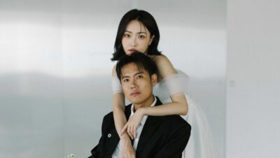 玖壹壹洋蔥甜曬「一家三口」婚紗照！　正妹老婆真面目曝光