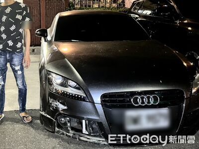 又是毒駕！屏東奧迪男、騎士並排停車遭攔查　他撞警逃逸被羈押