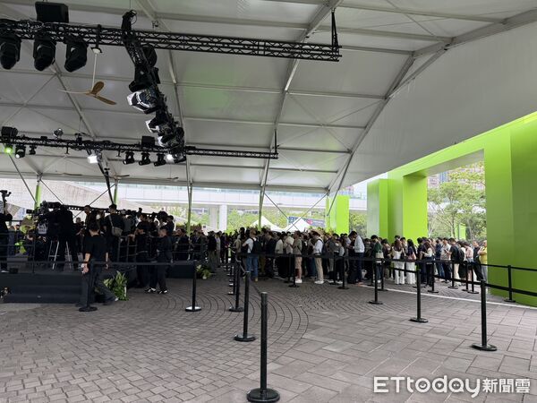 ▲2026年COMPUTEX展輝達共創辦人暨執行長黃仁勳演講人氣爆棚。（圖／記者高兆麟攝）