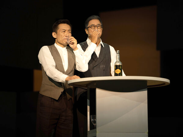 ▲王偉忠、郭子乾、于子育主演舞台劇《謝謝大家收看》。（圖／金星文創提供）