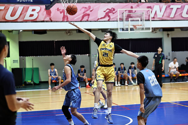 ▲Mamba Select21號賴冠佑此役9分8籃板表現亮眼。（圖／U19籃球聯盟提供）