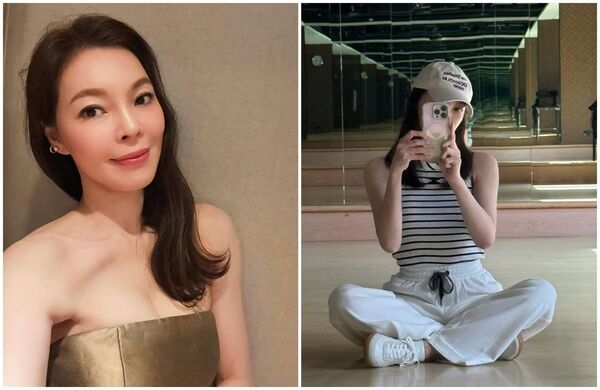 曾馨瑩為準備舞蹈比賽，曬出練舞的照片。（翻攝hsin_ying_tseng IG）