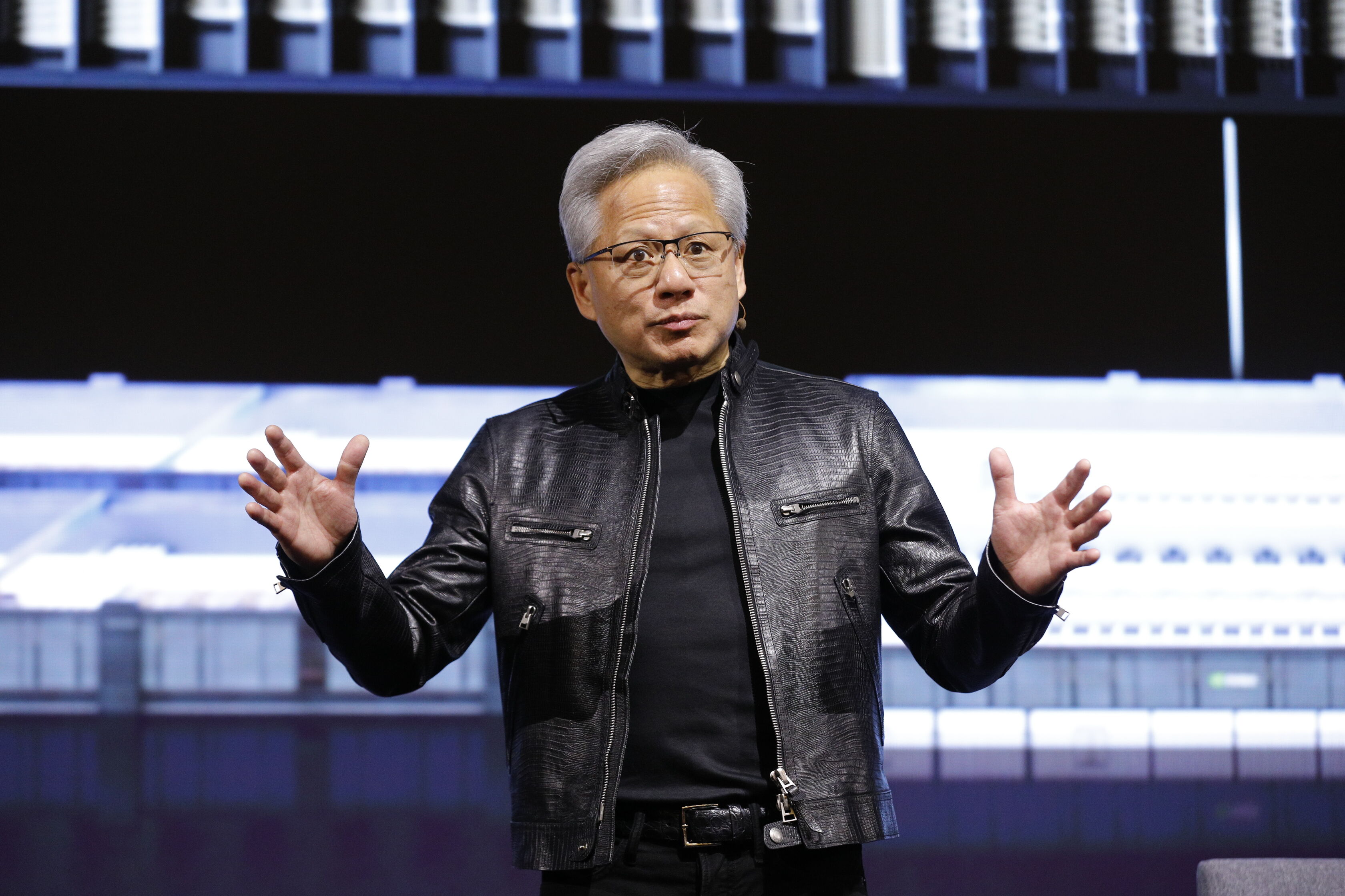 ▲▼NVIDIA創辦人暨執行長黃仁勳全球媒體問答。（圖／記者湯興漢攝）