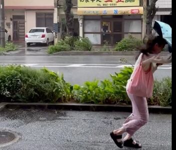 薔蜜襲沖繩！狂風吹破車窗11傷　暴風圈明直撲日本關東地區