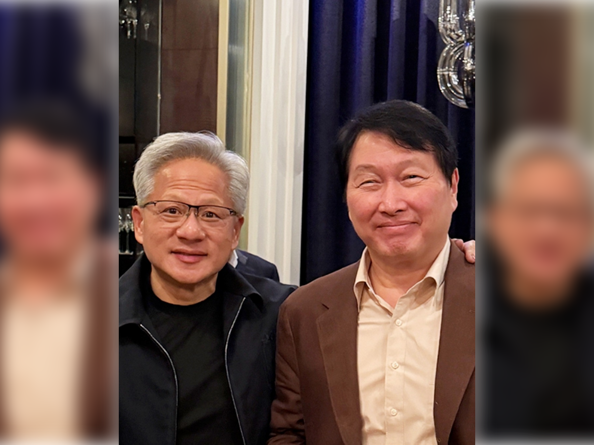 台北密會畫面曝!黃仁勳、SK崔泰源「談AI記憶體」 烤肉聚會再現