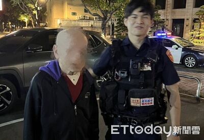 桃園失智阿北深夜外出未歸　警花4小時平安尋獲