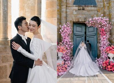 奚夢瑤何猷君世紀婚禮「找小賈御用攝影師」！　重金鋪出3000束花海