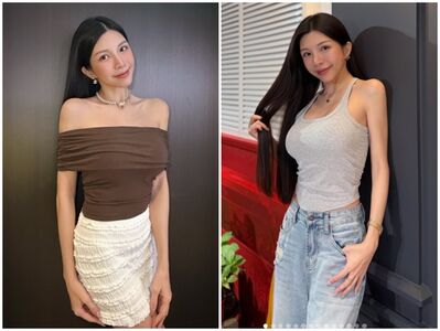 國光女神韓國脫了！泡湯解放比基尼「包不住超兇上圍」被看光高衩泳褲