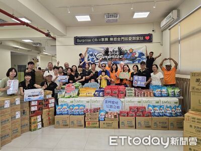 足跡踏遍離島！車隊遊金門結合公益送暖金門家扶兒少