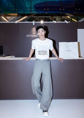 ▲▼ 蔡承祐感謝粉絲力挺。（圖／THE HYUNDAI 現代百貨提供）