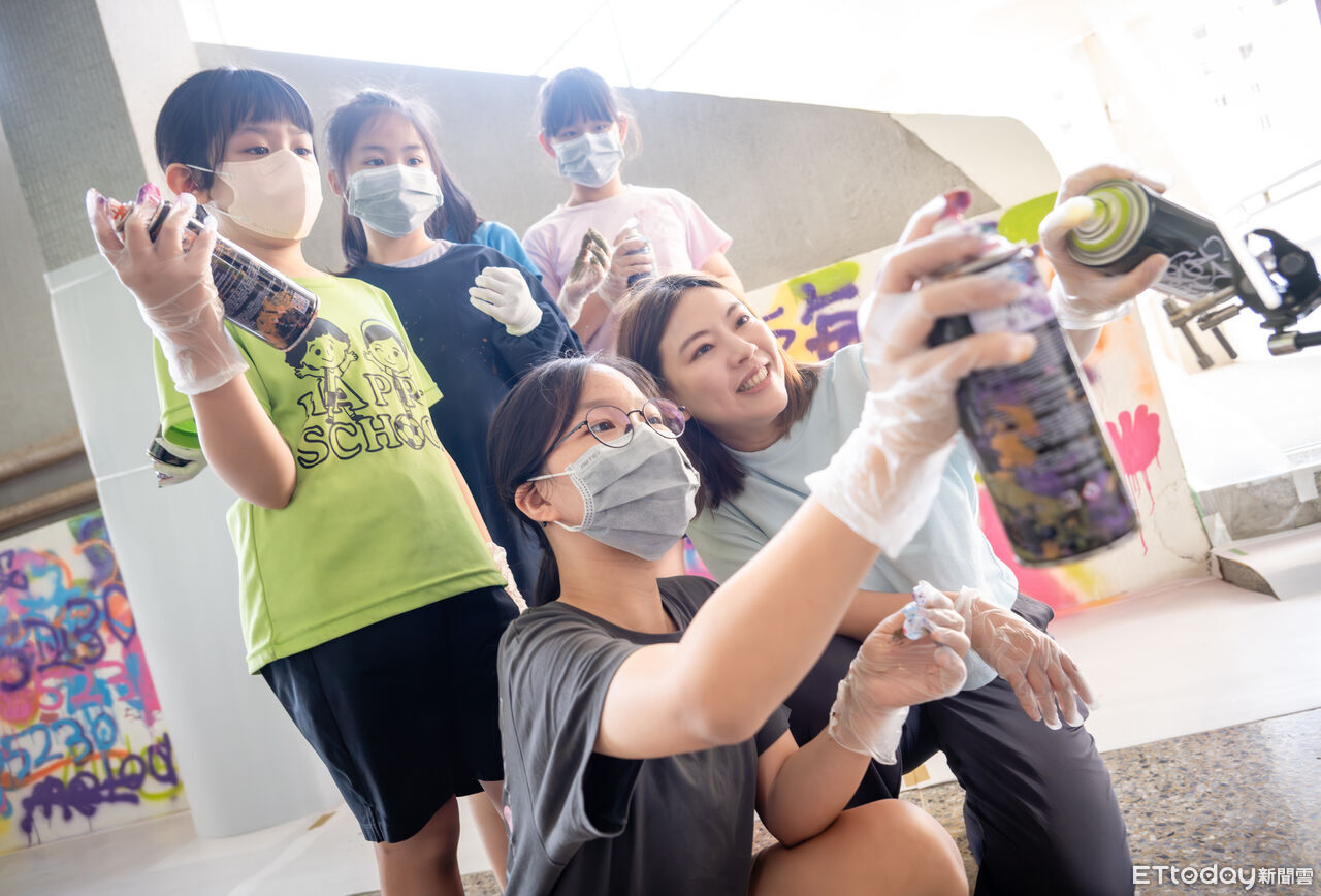 校園變畫布! 何孟樺辦繪畫工作坊推動藝術教育進校園