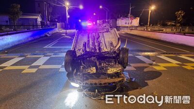 花蓮男猛撞橋墩翻覆!快篩驗出雙毒陽性 法院裁定羈押