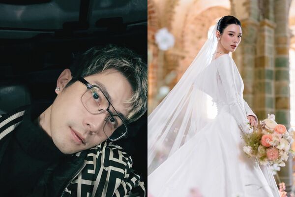 ▲▼陳學冬參加奚夢瑤婚禮。（圖／翻攝自陳學冬IG、奚夢瑤微博）