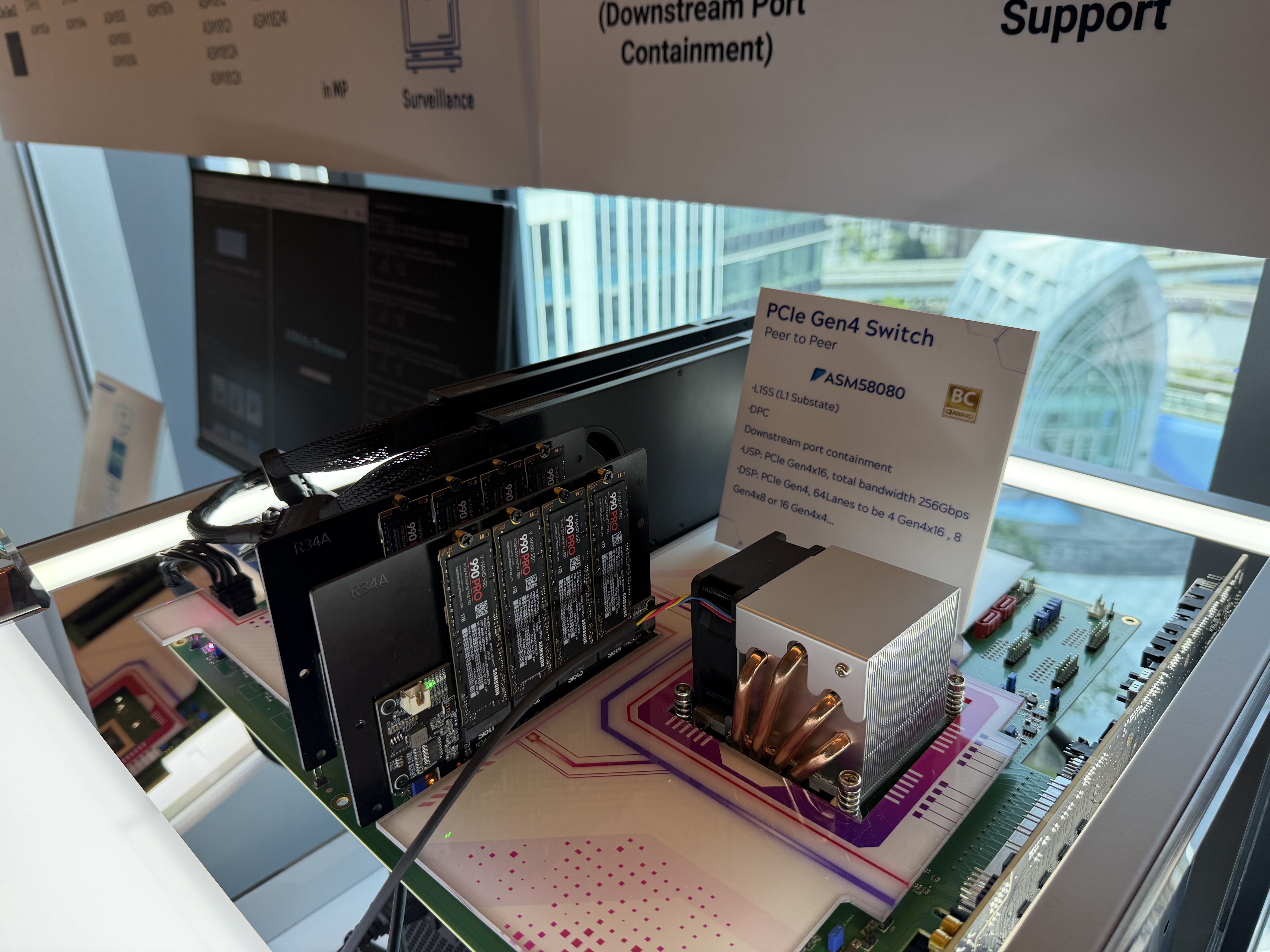 ▲▼祥碩秀12奈米製程PCIe Gen5技術。（圖／記者高兆麟攝）