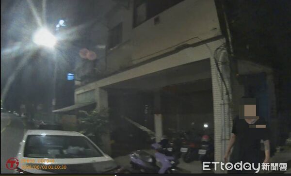 ▲基隆男毒駕上路見警秒催油門遭逮。（圖／記者郭世賢翻攝）