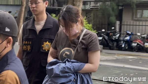 ▲▼太子集團洗錢案，鳳玖企業社宋定杰、林采????夫妻 。（圖／記者劉昌松攝）