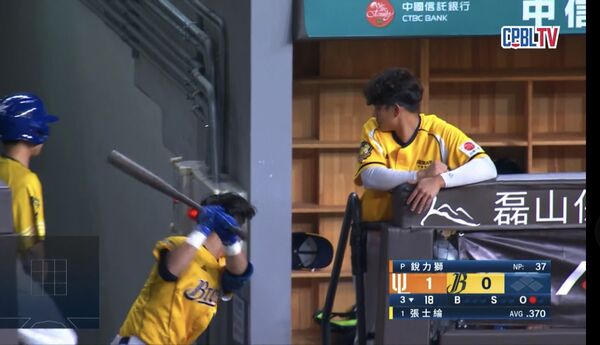 ▲兄弟捕手陳統恩。（圖／截自CPBLTV）