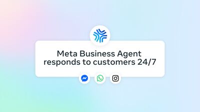Meta推出AI商務代理　企業最快幾分鐘就能打造全天候AI客服、銷售