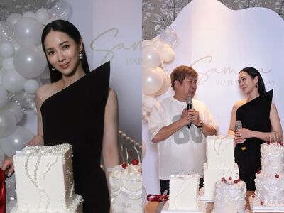 曾罹淋巴癌熬12次化療！胡瓜乾女兒迎40歲生日　父女相擁落淚