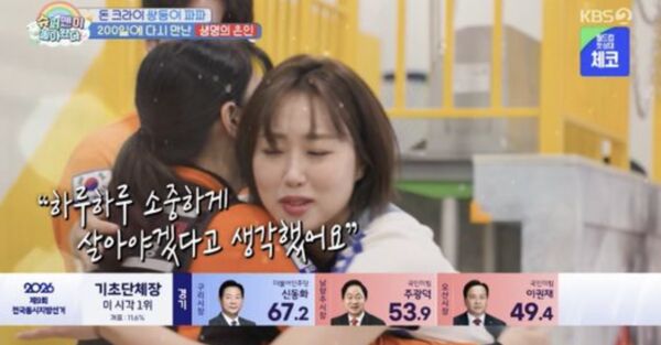 ▲▼EnjoyCouple Lala大出血昏厥10次　救護員怕她心臟驟停「狂壓40分」。（圖／翻攝自KBS）