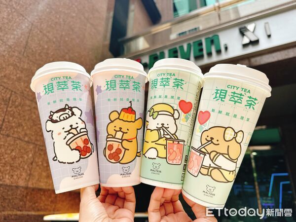 ▲▼7-ELEVEN 合作來自韓國的軟萌教主「線條小狗」，首度大規模結合「食飲」與「全店精品集點」推出新品。（圖／記者林育綾攝）