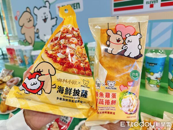 ▲▼7-ELEVEN 合作來自韓國的軟萌教主「線條小狗」，首度大規模結合「食飲」與「全店精品集點」推出新品。（圖／記者林育綾攝）