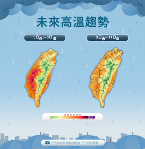 今晨6縣市大雨特報　低壓雨彈開炸！下周梅雨鋒面接力