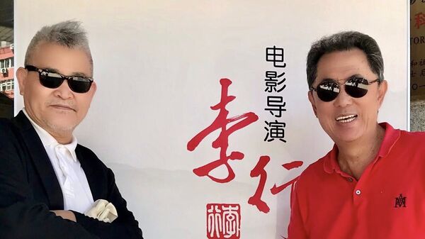 ▲朱延平和吳功。（圖／翻攝自朱延平臉書）