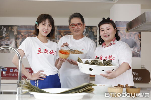 ▲▼洪都拉斯、蘇晏霈、宮美樂、柯叔元、韓瑜、白家綺《豆腐媽媽》x《阿松與阿暖》雙強聯手包粽慶端陽。（圖／記者湯興漢攝）