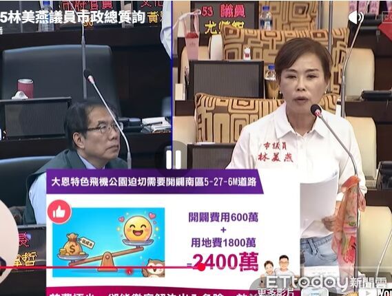 林美燕建議台南敬老卡升級 鼓勵長者搭乘大眾運輸降低開車風險