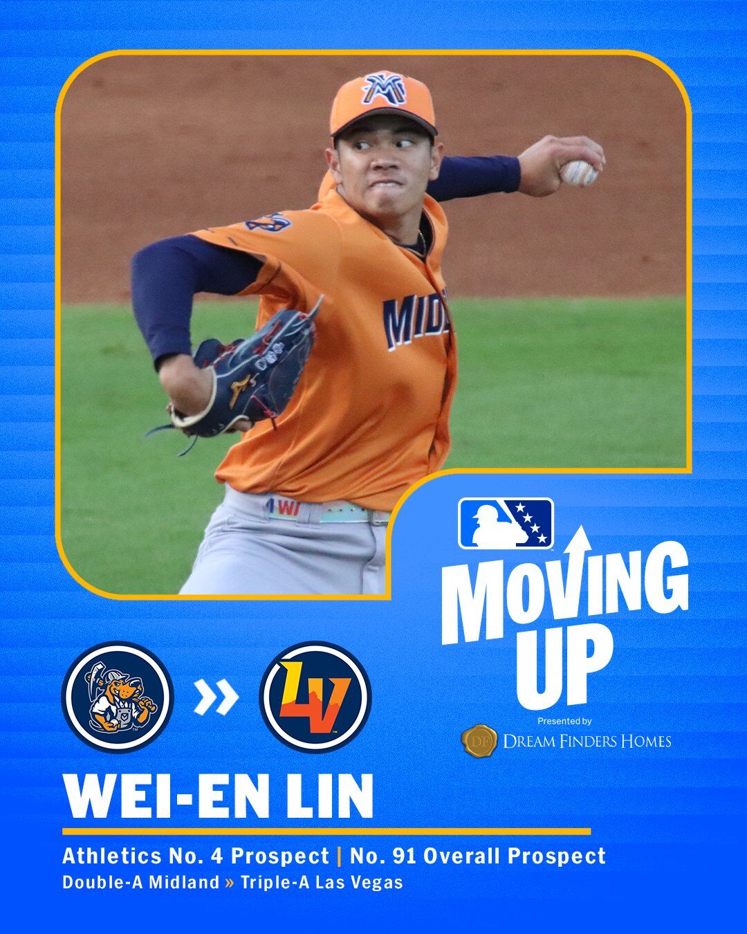 ▲▼林維恩。（圖／翻攝X／@MiLB）