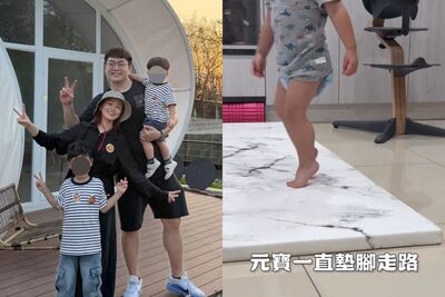 陳彥婷驚覺小兒子「長期墊腳走路」 直奔復健科檢查:心反而安定