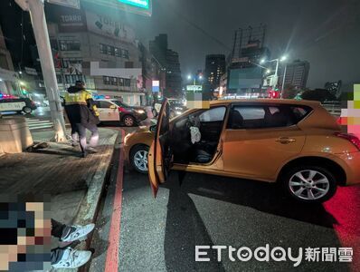 台中1天2起毒駕！自撞橋墩、停車撞爛車頭　還瞎扯吃安眠藥