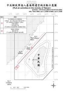 32架次共機艦出海擾台　國軍嚴密監控應處