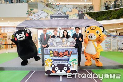 熊本熊現身台南　黃偉哲盼攜手熊本縣、虎航深化台日觀光交流