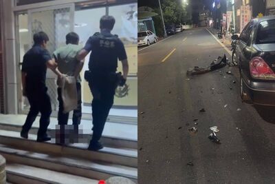 奔警局哀求送醫…嘉義毒蟲被抓包毒駕肇逃！惱羞爆口角慘遭壓制
