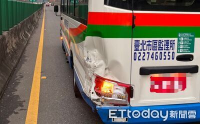 轎車鬼切釀禍！台64線公車急煞遭後車追尾　20乘客驚嚇