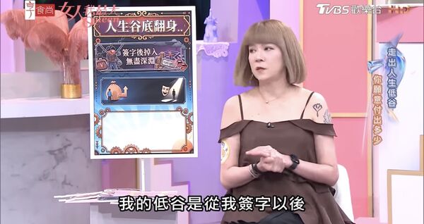 ▲▼陸元琪談起人生低谷。（圖／翻攝自YouTube／女人最大）